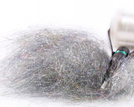 Baitfish ULTRA Sparkle Dubbing, Ice Gray UVR / 09